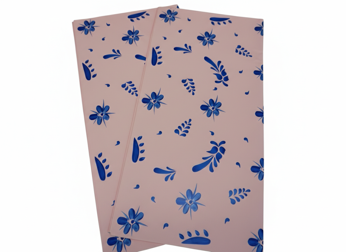 Azul Bloom Pink Bouquet Wrapping Paper