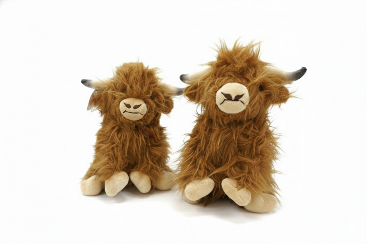 10" Highland Cow Plush