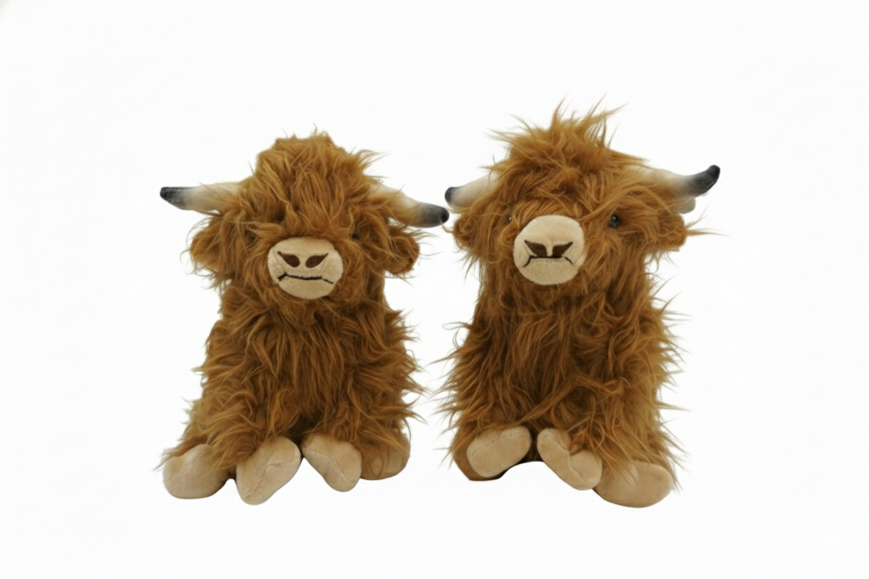 10" Highland Cow Plush